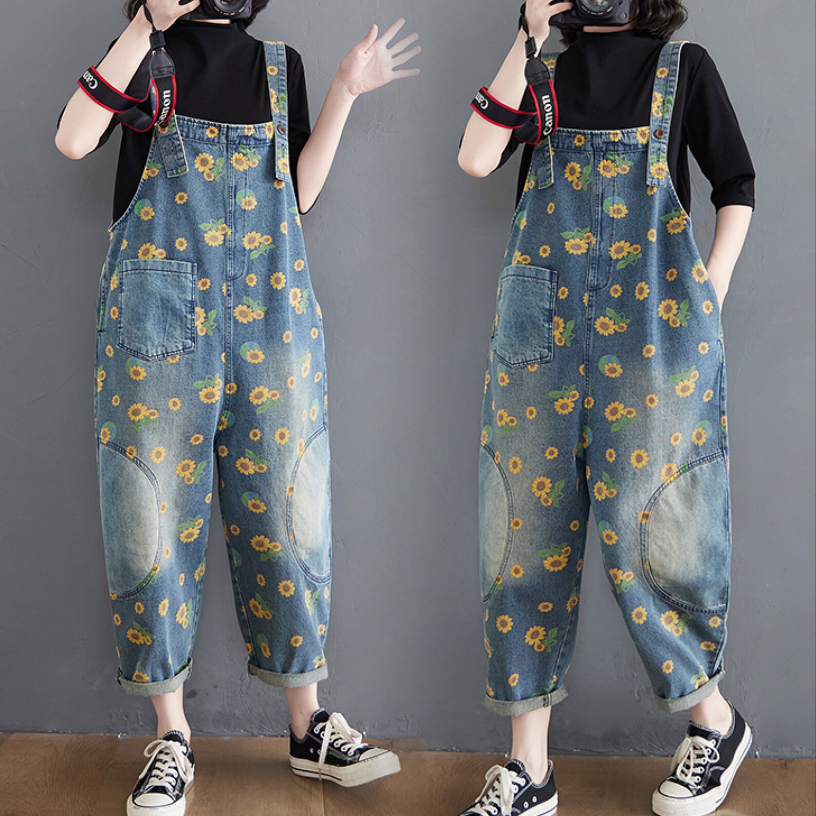 Penelope - Comfortable Printed Overalls