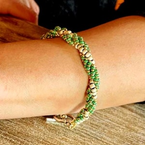 Beaded Twisted Spiral Rope Bracelet Tutorial