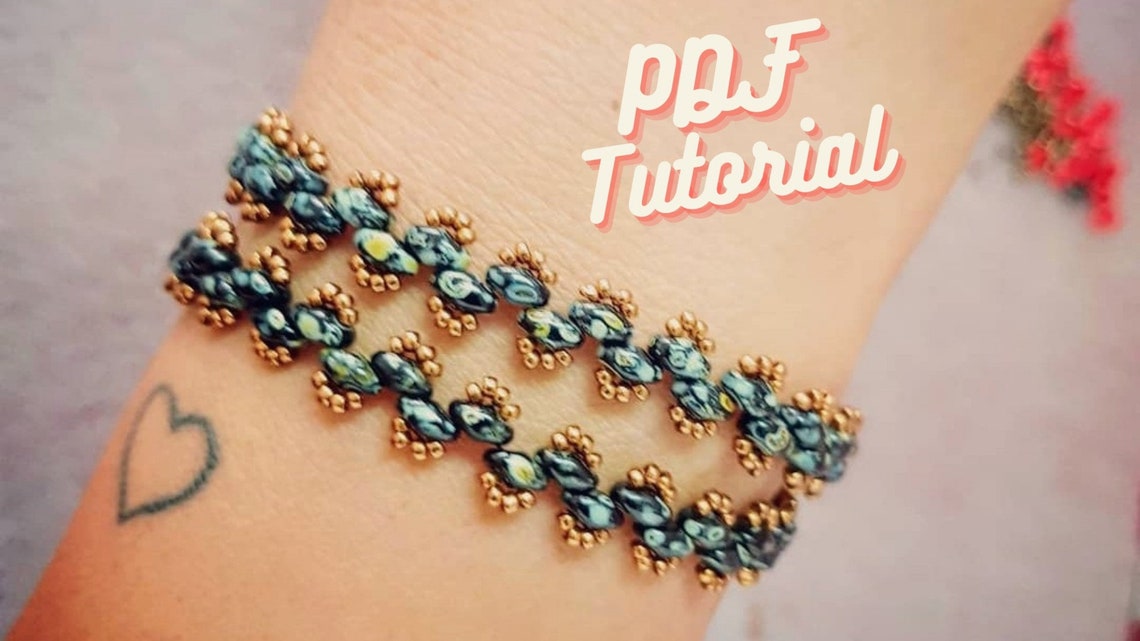 SuperDuo Wrap Bracelet PDF Tutorial Etsy