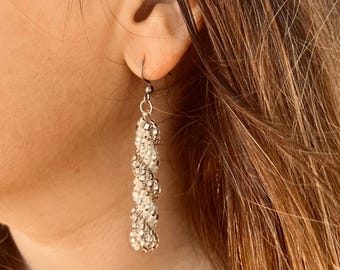 Double Spiral Earrings Tutorial