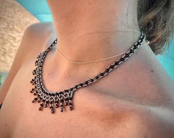 Beaded String Necklace Tutorial