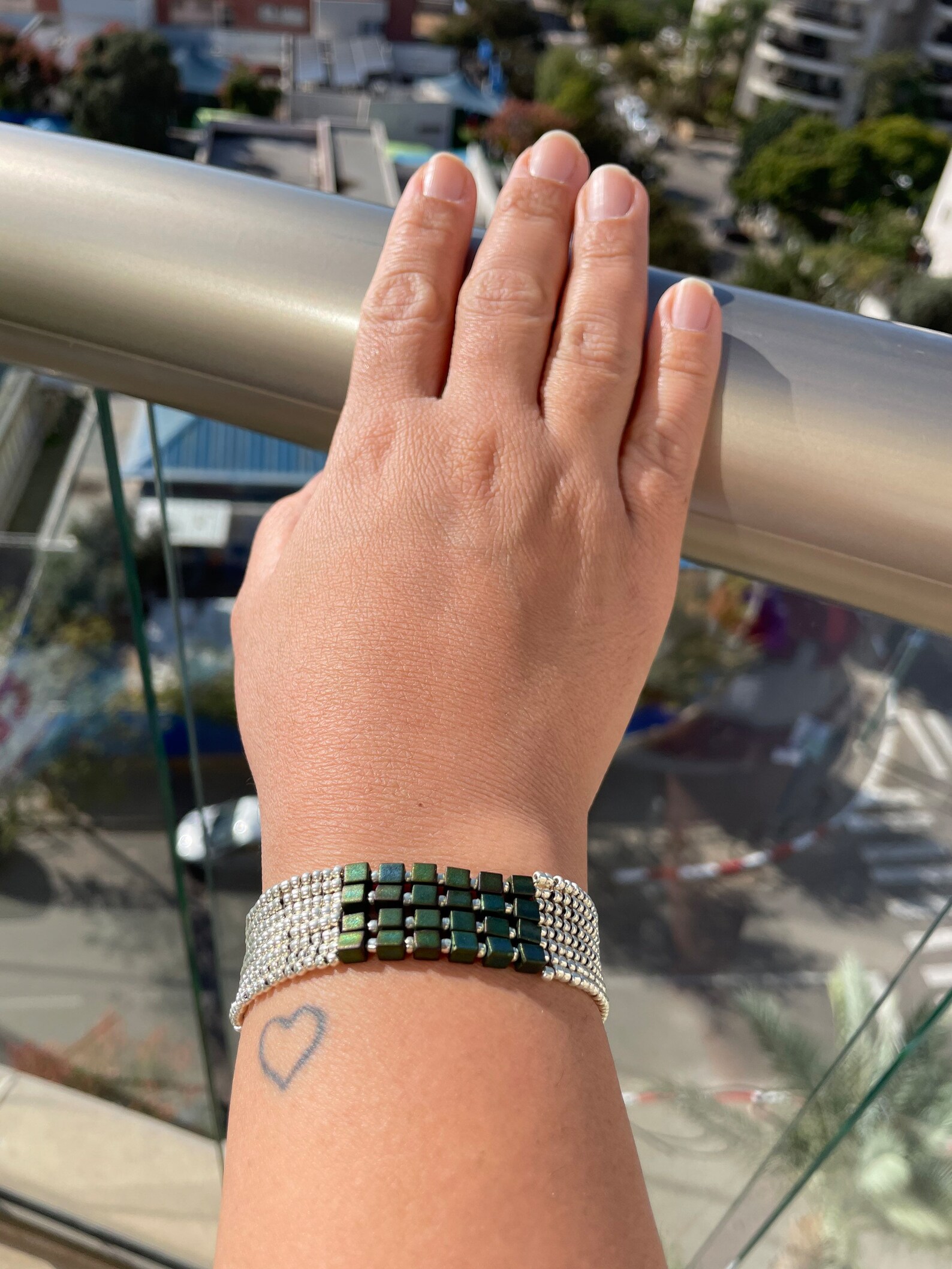 Beaded Herringbone Bracelet Tutorial Etsy