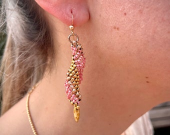 Dutch Spiral Earrings Tutorial