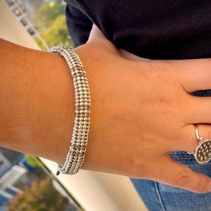 Tubular Herringbone Beaded Bracelet Tutorial