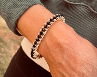 Right Angle Weave Super Bracelet Tutorial