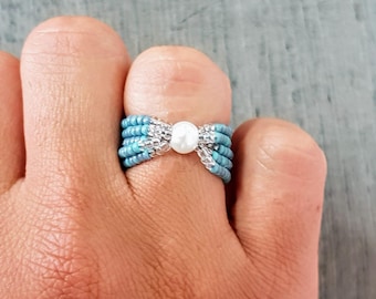 Anleitung für einen Perlenring