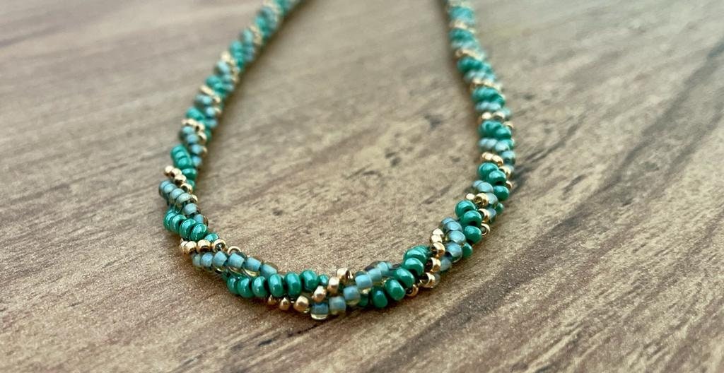 Twisted Herringbone Necklace Tutorial Etsy