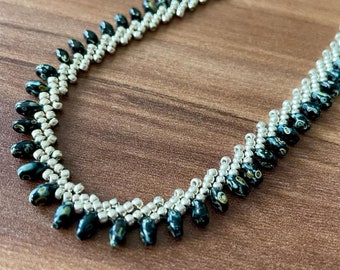 Beaded SuperDuo St. Petersburg Necklace Tutorial BeadWork