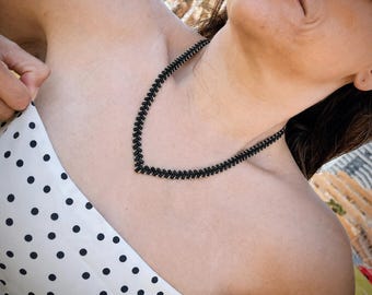 Beaded Half Tila Necklace Tutorial