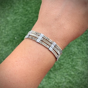 Herringbone Tila Bracelet Tutorial