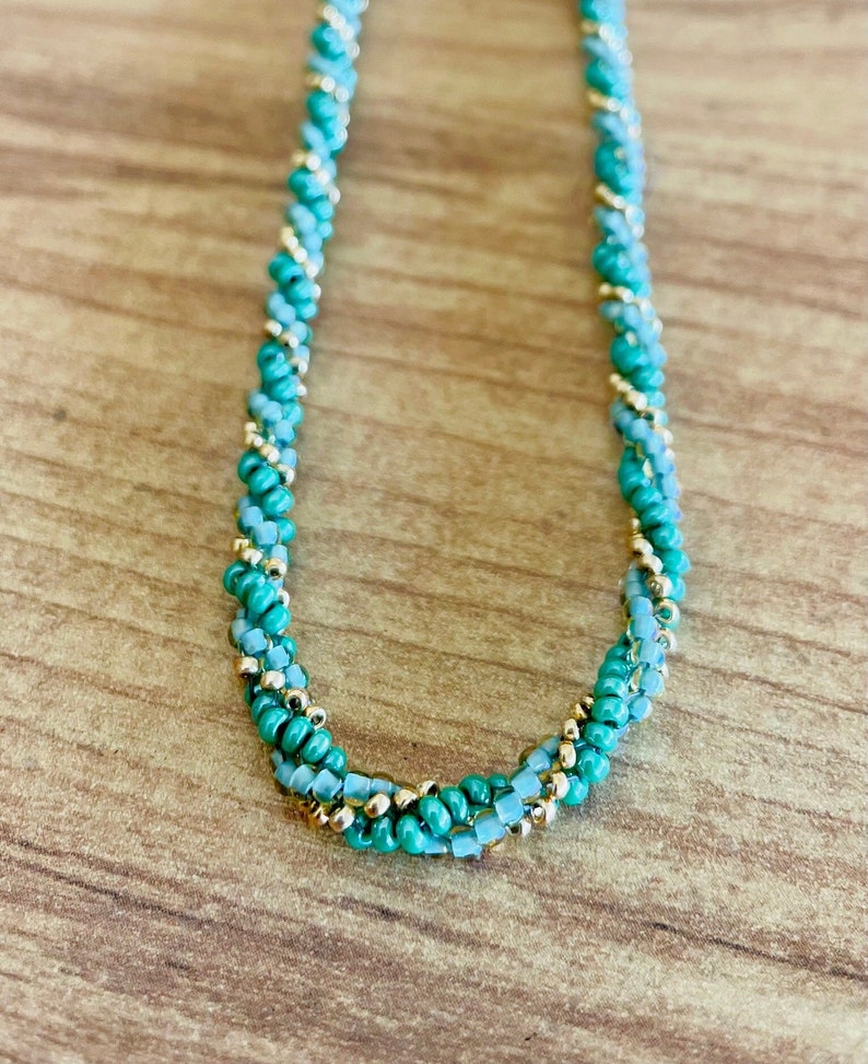 Twisted Herringbone Necklace Tutorial Etsy