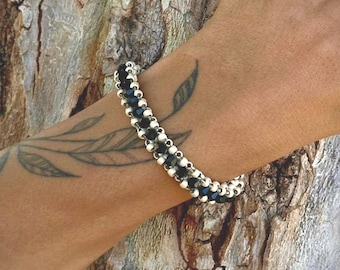 Right Angle Weave Super Bracelet Tutorial