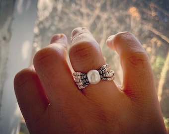 Anleitung für einen Perlenring