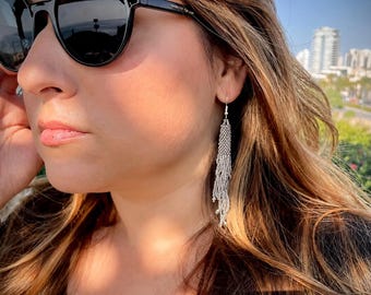 Fringe Tassel Peyote Earrings Tutorial