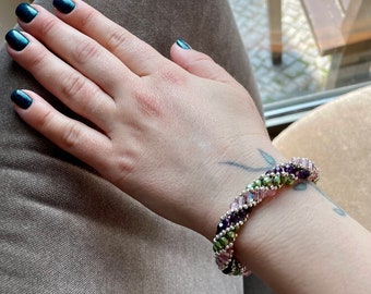 Russian Spiral Bracelet Tutorial