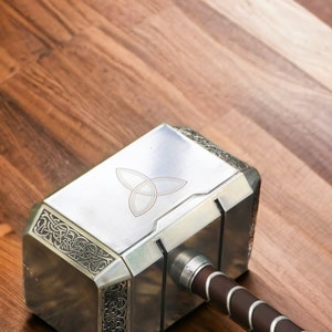 Antique Vintage Thor Hammer Premium Quality Metal Thor Hammer Resin Mjolnir Thor Cosplay Scale Movie Prop Replica Thor's Hammer Gift for him