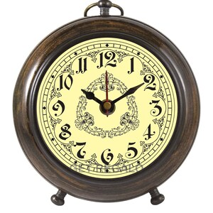 5&quot;  Vintage Style Wooden Table Clock Home Décor Nautical Office decor