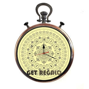Bellissimo orologio da parete in legno vintage Orologio da parete moderno Qualità premium per l&#39;anniversario di matrimonio Natale Ufficio e regalo per la casa vivente
