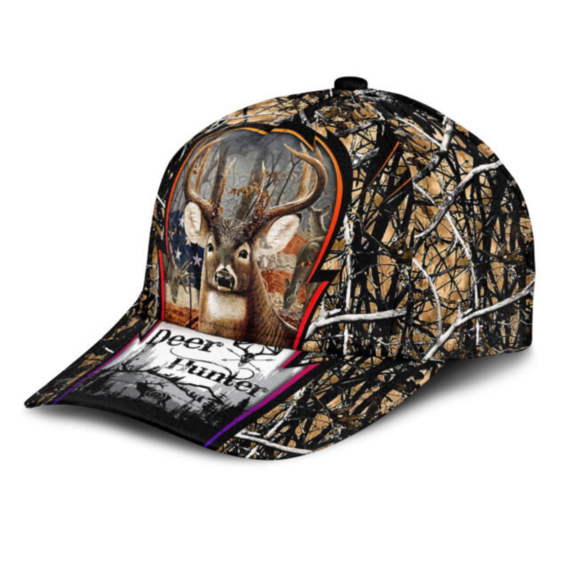 Realtree Deer Hunter Cap Deer Hunting Hat Mule Deer Hat Etsy