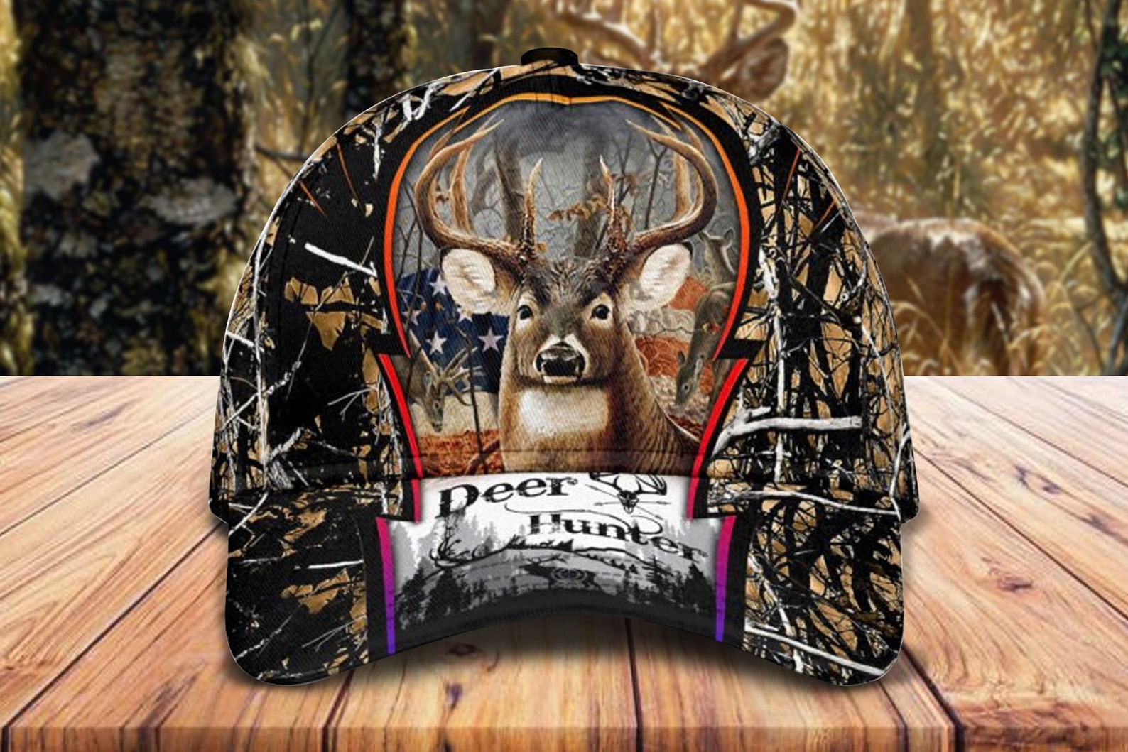 Realtree Deer Hunter Cap Deer Hunting Hat Mule Deer Hat Etsy