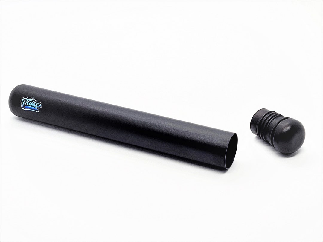 Premium Aluminum Black Joint Tube. Smell Proof Joint Holder. Water