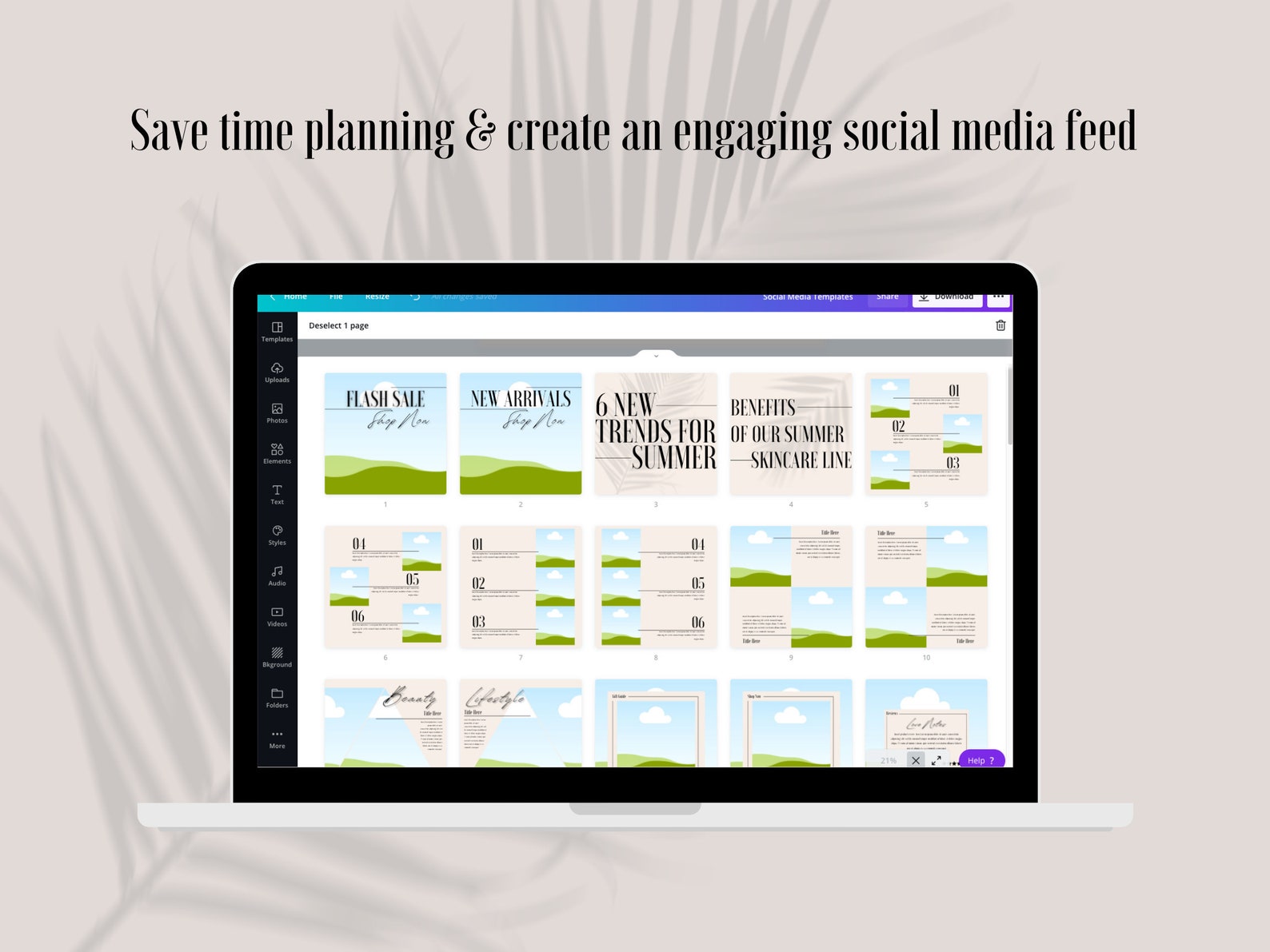 62 Instagram Templates Canva Product Based Business Social | Etsy
