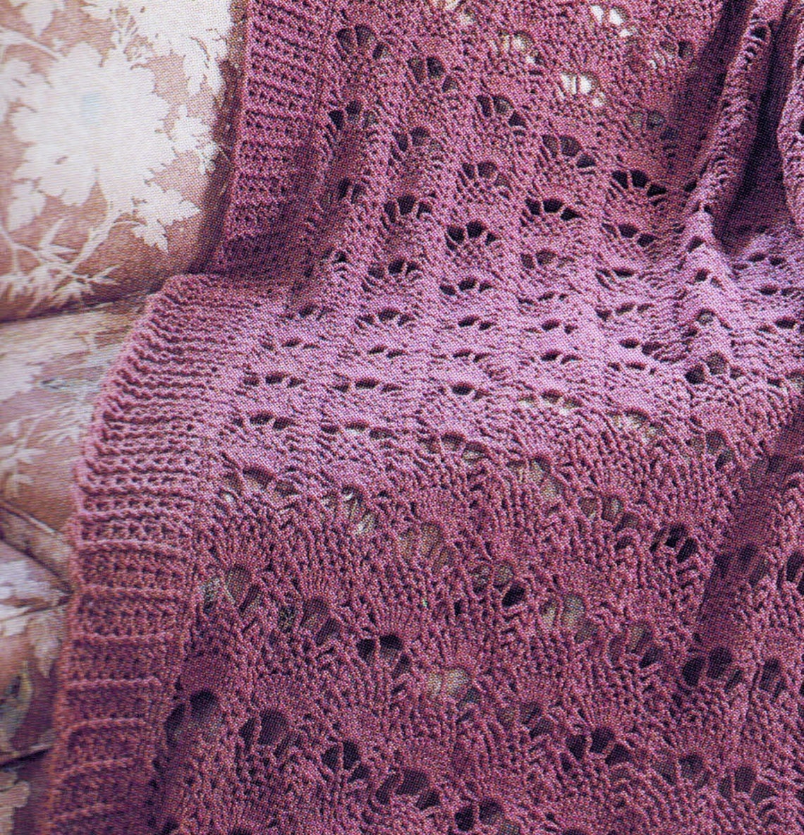 Vintage Blanket Crochet Pattern Afghan Digital Pattern Etsy