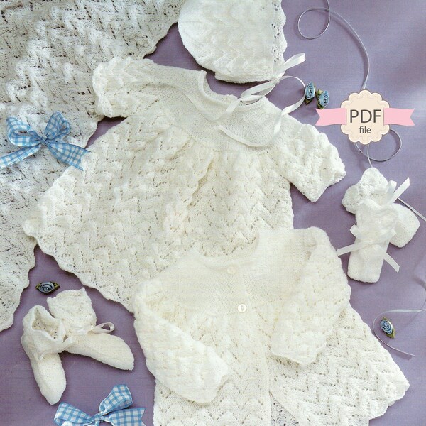 Knit Baby Dress Etsy