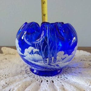 Fenton Glass Bowl/Candle Holder