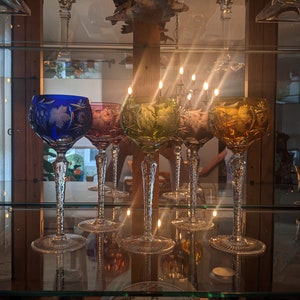 Buyer Pay Shipping ~ German Nachtmann Wine Glasses