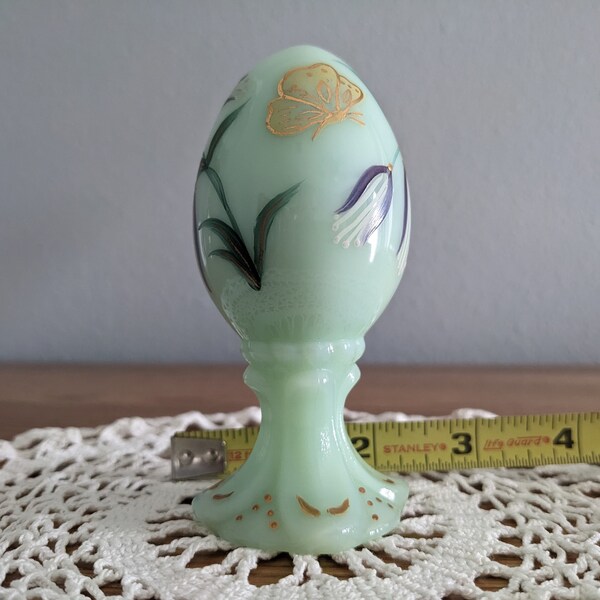 Fenton Glass Egg Etsy