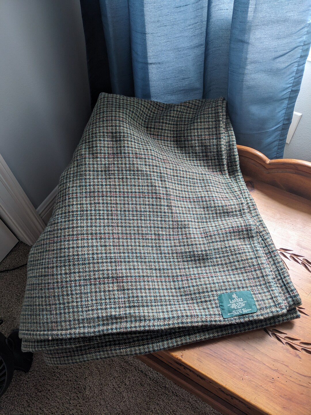 Ralph Lauren Wool Blanket/throw Etsy