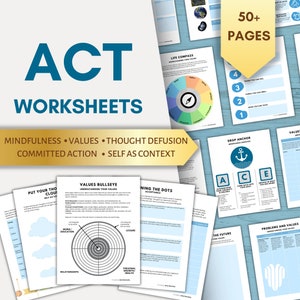 ACT Therapy Worksheets ACT Worksheets CBT Worksheets Values Worksheets ACT Therapy Worksheets ACT Worksheets CBT Worksheets Values Worksheets
