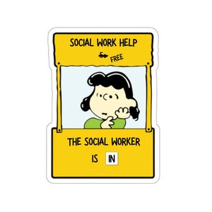 Social Worker Stickers | Social Worker Gift | Mental Health Sticker | LCSW Gift | Laptop Stickers | Tumbler Bottle Sticker | Graduation Gift