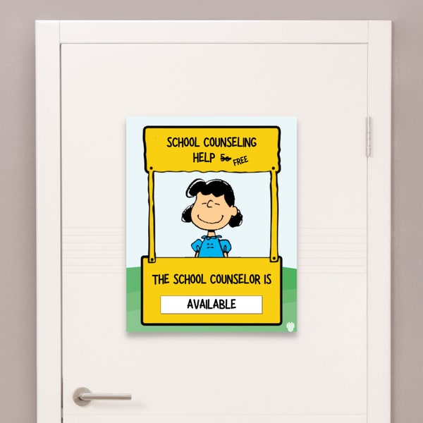 The School Counselor is in Digital Print | School Counselor Gift | Office Decor | Digital Print | Instant Download | Door Sign