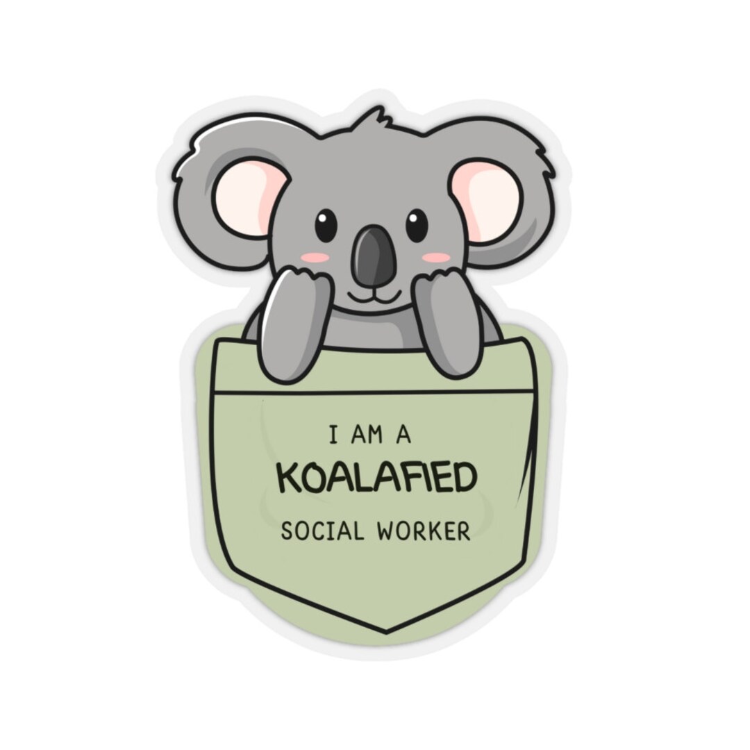 Social Worker Sticker Social Worker Gifts Mental Health Sticker Laptop