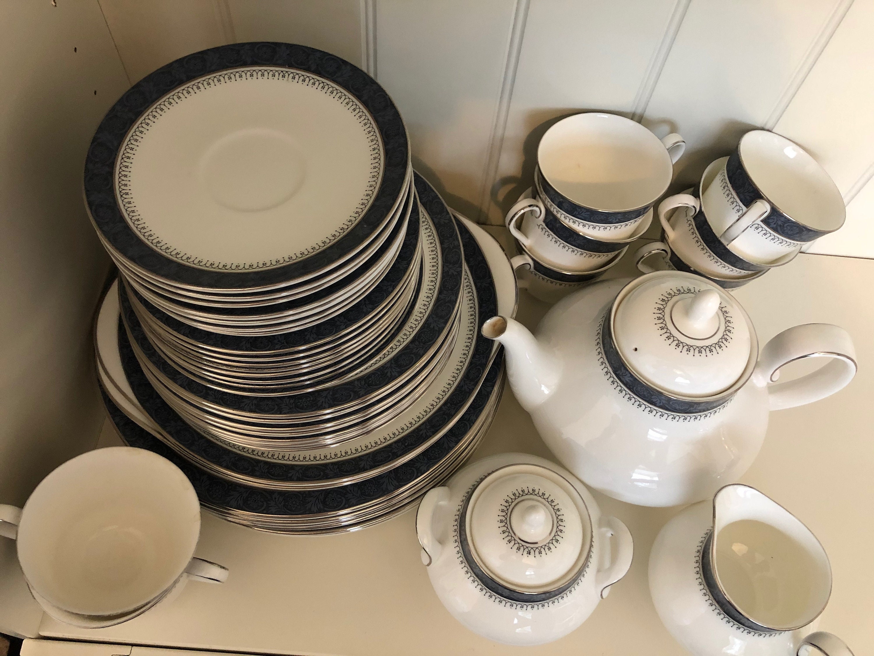 Original 1970's Royal Doulton Sherbrooke 45 Piece Dinner Etsy UK
