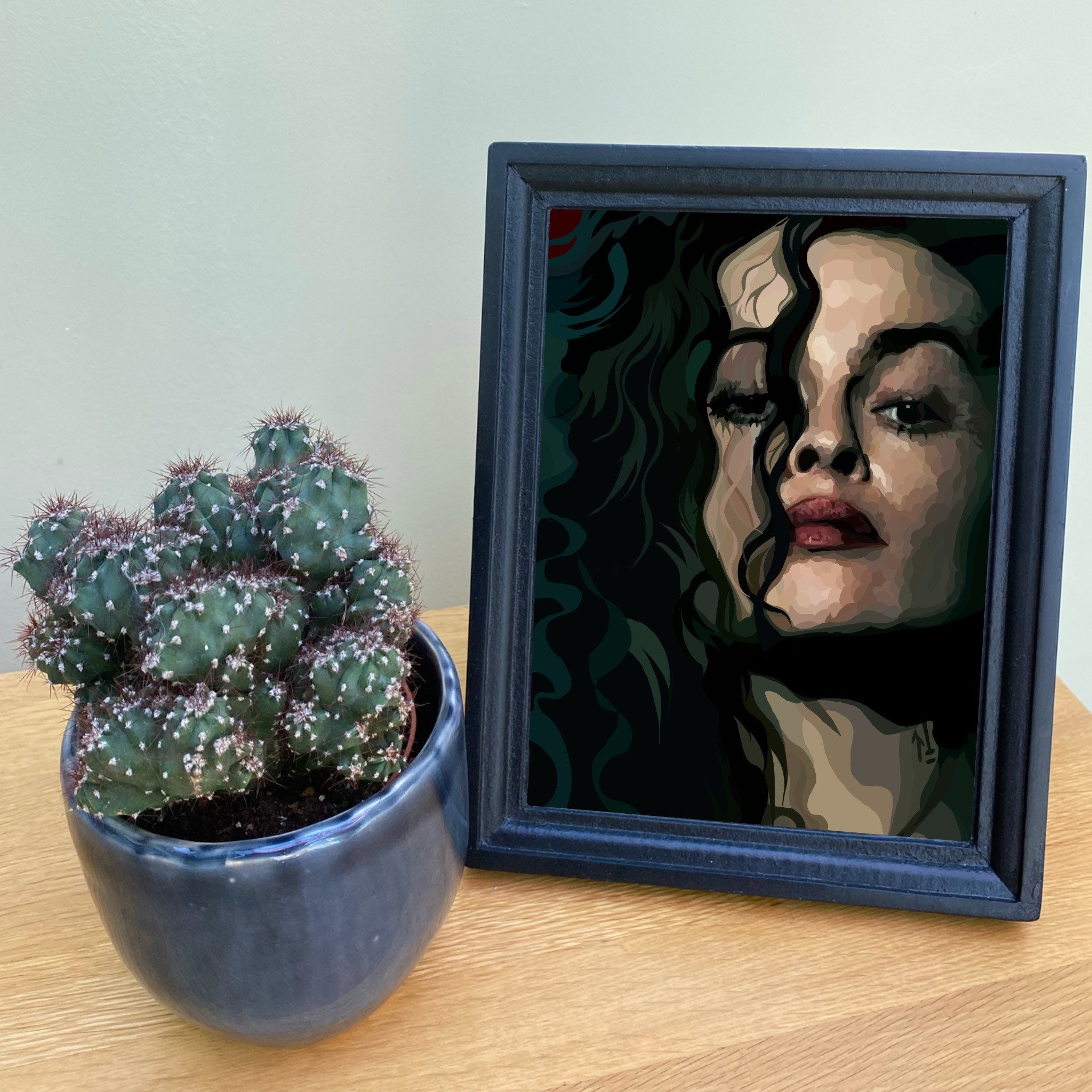 Bellatrix Lestrange print | Bellatrix Lestrange | Helena Bonham Carter | Harry Potter | Hogwarts | Wizarding world | Witchcraft | Witch