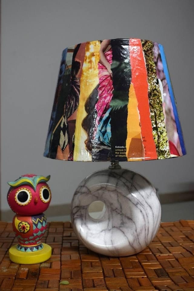 Decoupage lamp shade Etsy