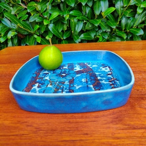 Vintage Royal Copenhagen Dish/Bowl  ca 22 x 22  cm -Baca Design Serie - Design  Johanne Gerber Denmark 1960es