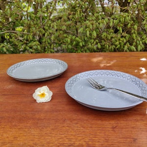 Quistgaard CORDIAL Set of 2 cake plates ca 17 cm - Denmark  - Jens H Quistgaard 1970es