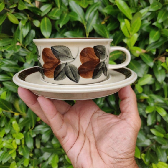 Arabia RUIJA Tea Duo-set (cup+saucer) Design by Raija Uosikkinen 