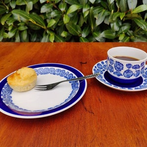 RARE! Rörstrand KAROLINA Coffee Trio-sets * with  micro-chips * made in Sweden, Rorstrand Koka