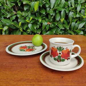 Winterling Coffee Trio-set (cup, saucer, plate) made in Roslau, Bavaria