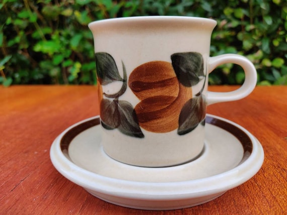 Arabia RUIJA Cofffee Duo-set (cup, Saucer) Designed by Raija 