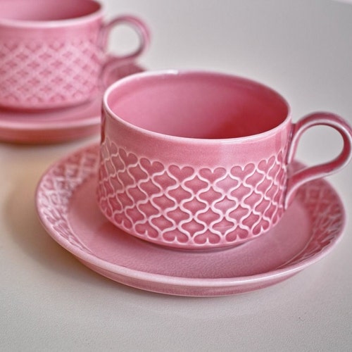 Arabia KOSMOS Mocca Trio-set (small Cup, Saucer, Plate Arabia KOSMOS Mocca Trio-set (small Cup, Saucer, Plate
