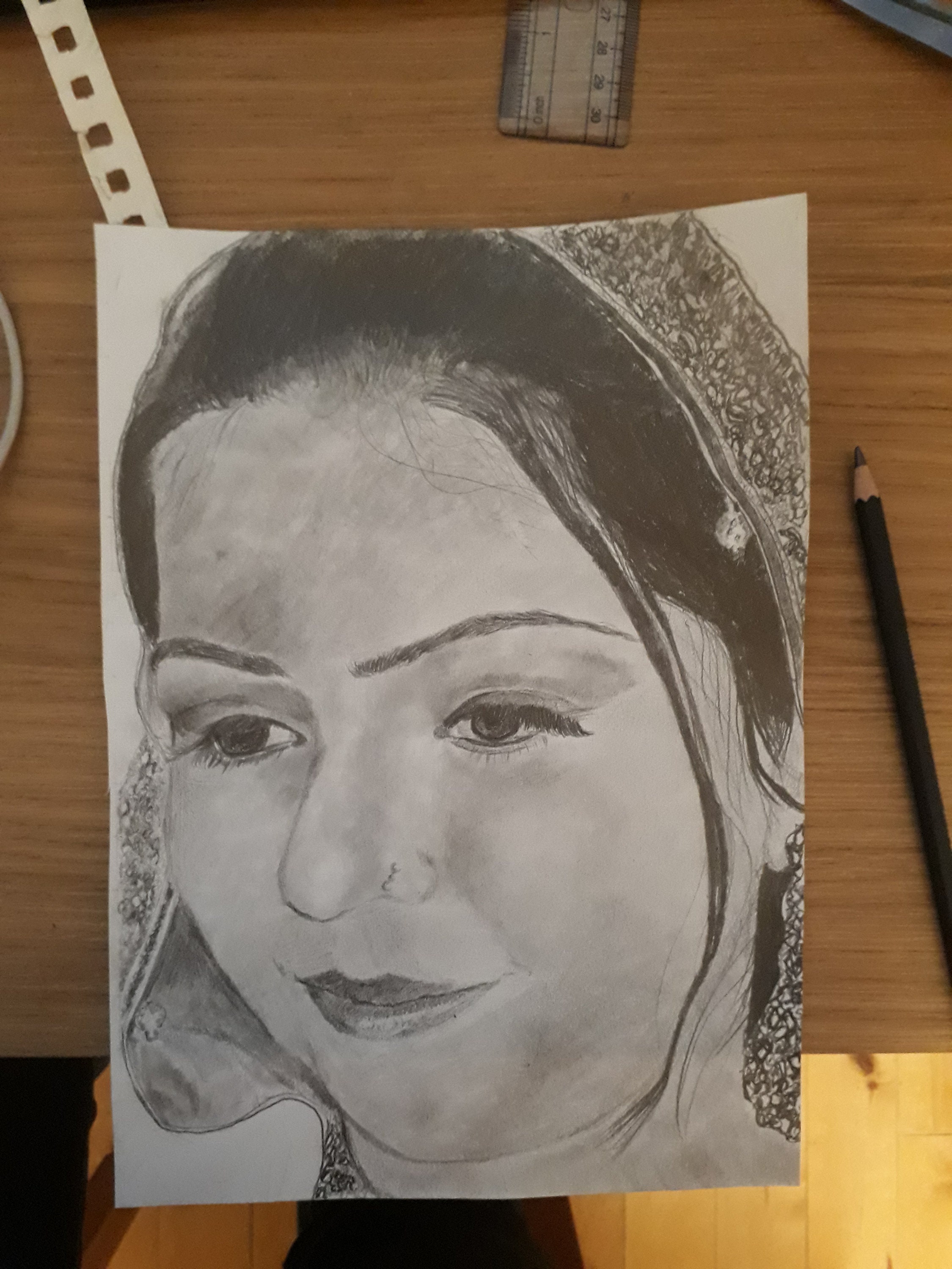 Custom Graphite Portraits. Etsy