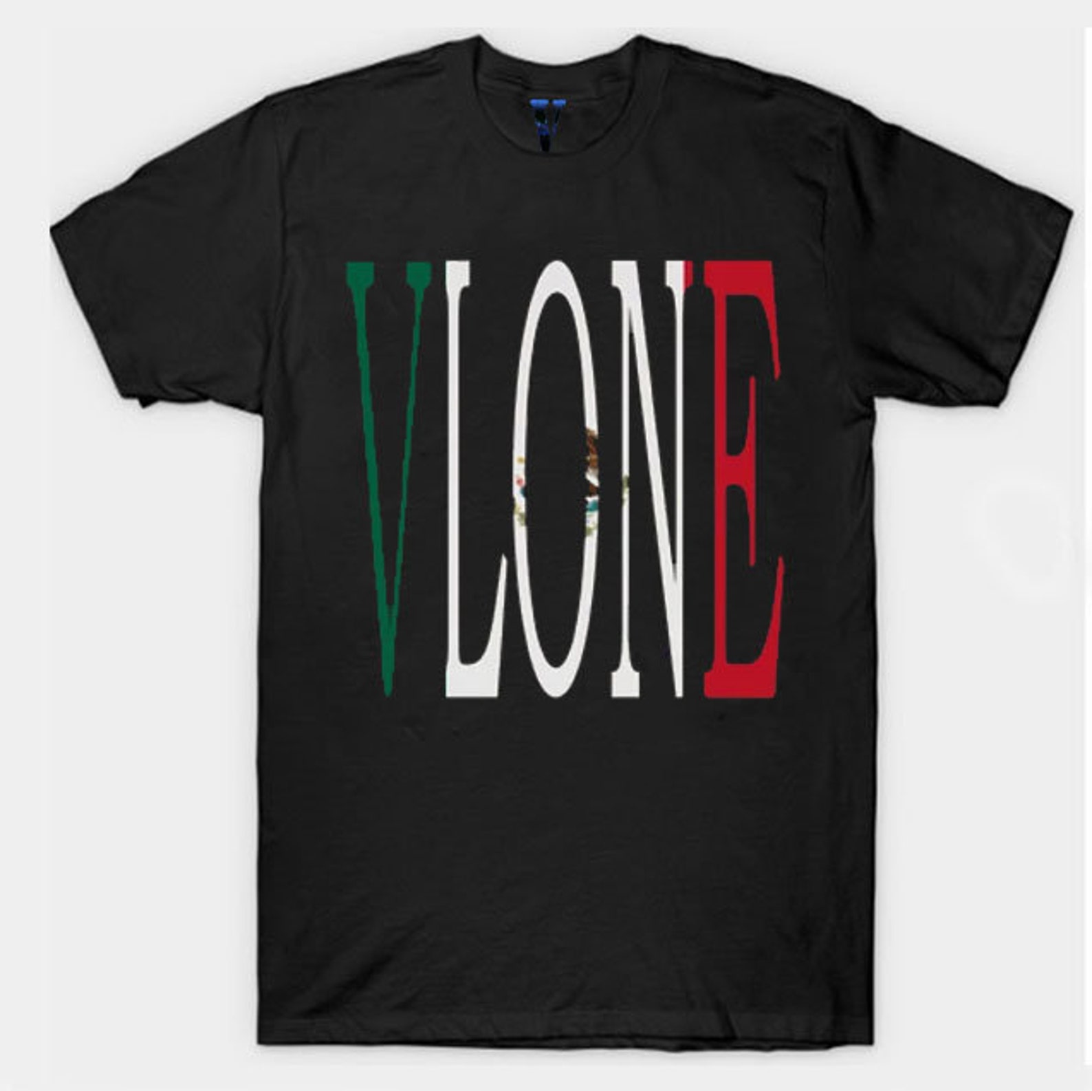 teal vlone shirt