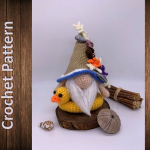 Crochet Pattern: Summer Gnome Swim Ring and Shells