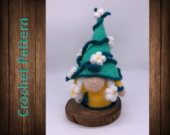 Crochet Pattern: Spring Gnome Daisy II